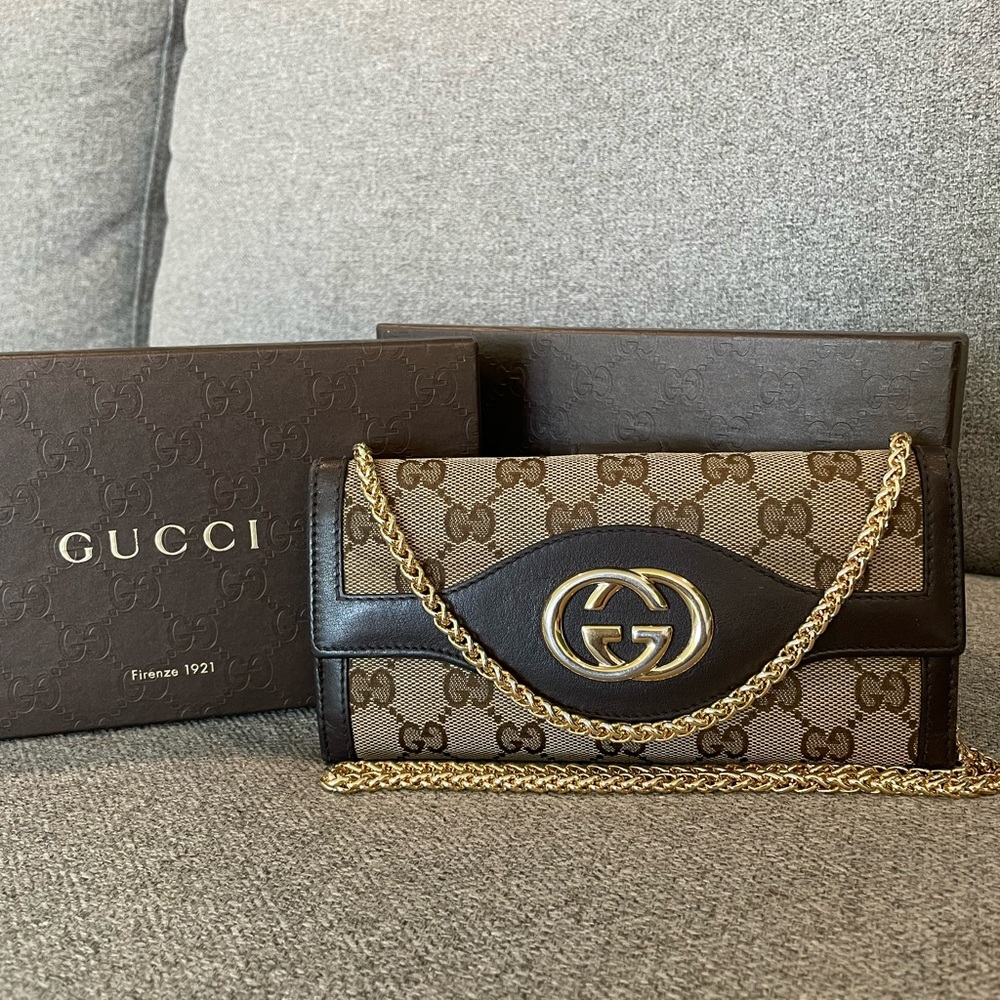 ❌SOLD❌ GUCCI WALLET ON CHAIN